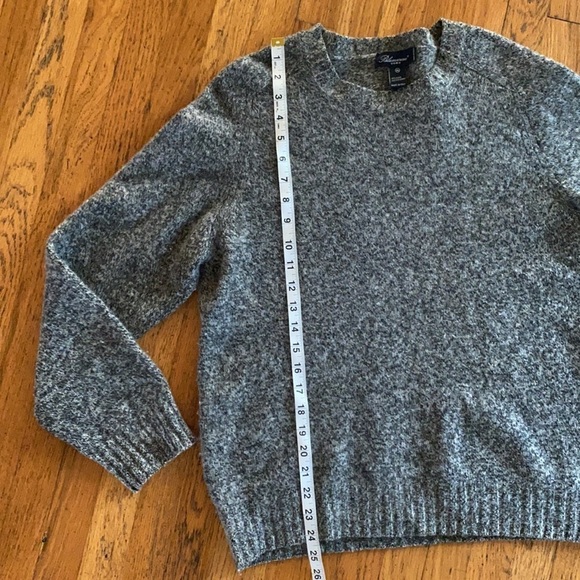 BLUMARINE UOMO Gray Wool CrewNeck Pullover Sweater XL - Picture 9 of 11